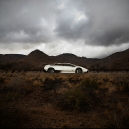 White Lamborghini in country looks beautiful!