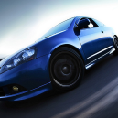 Blue Acura RSX Steaking!