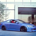 Clean Blue on Black Acura RSX Type-S DC5