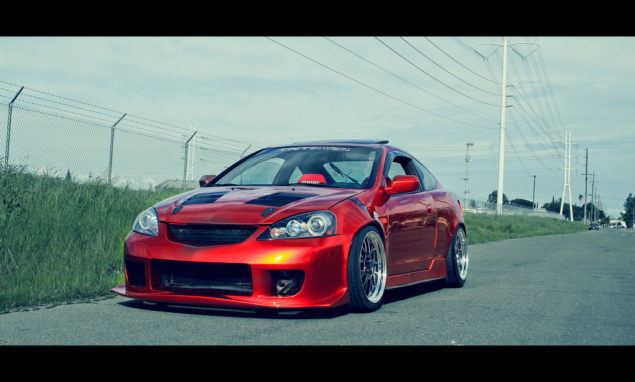 Sick Red RSX + Silver Rim Job! 
