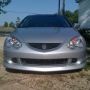 Silver Acura RSX Paint Job By Fletcher!