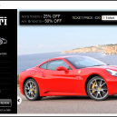 Ferrari California – Ticket Price £20 – $32