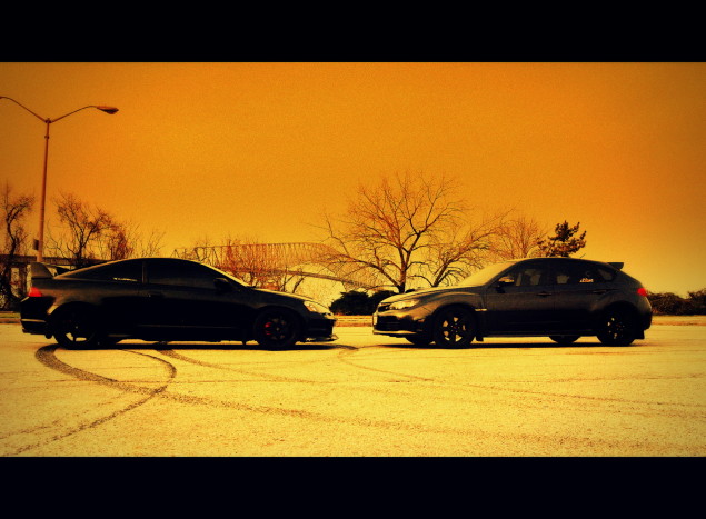 Me  and my buddys sti 