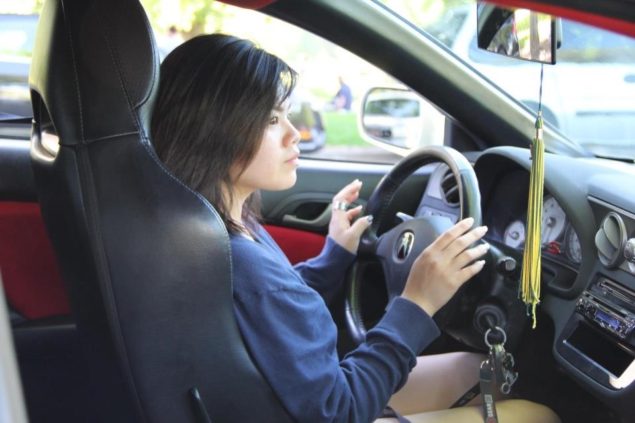 JDM gf? Haha, in my ride :) 