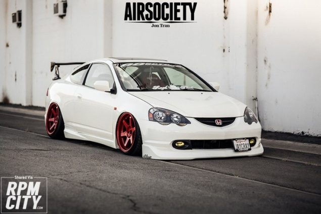 White RSX W/RED Rims!  ReShare this! 