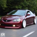 Driving a clean Dc5 on freway.. hellaflush-ed..  comment please