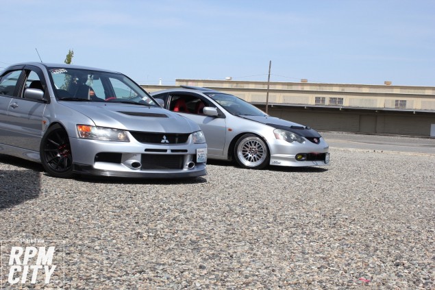 Another of my RSX and bros Evo!(: 