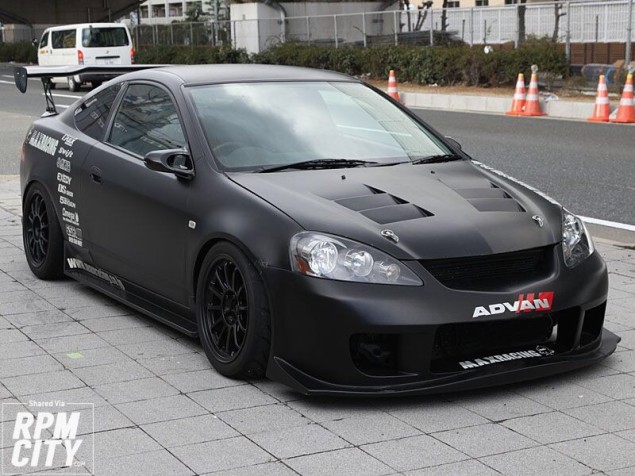 # DC5 # Matte Black # UK Racing Team 