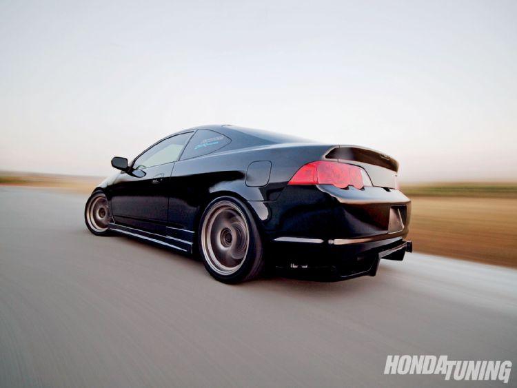 This is a flush black Acura RSX!  Do you like it?