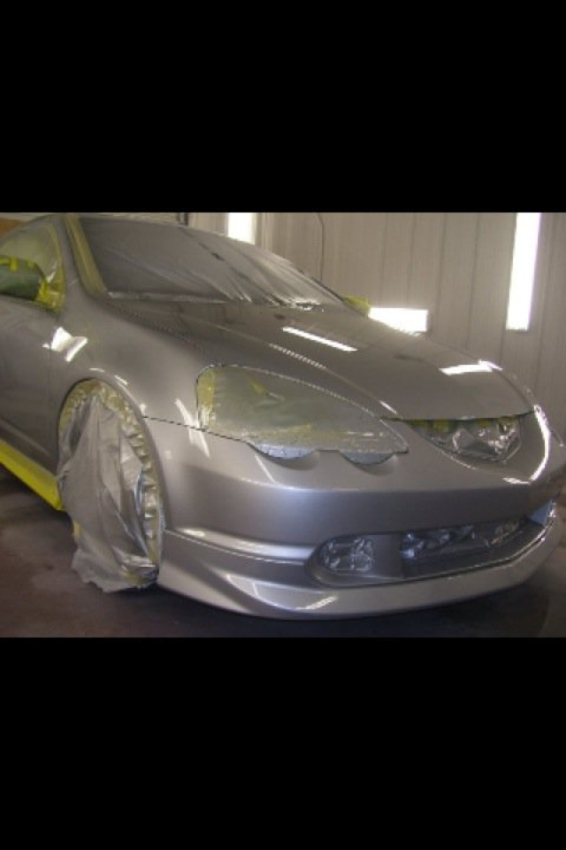 Silver Acura RSX Paint Job By Fletcher! - Rpm City