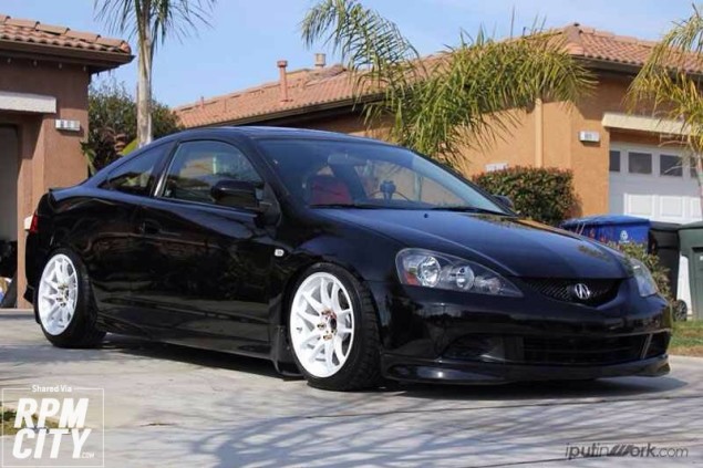 White on Black Acura RSX Type-S - Worth a 